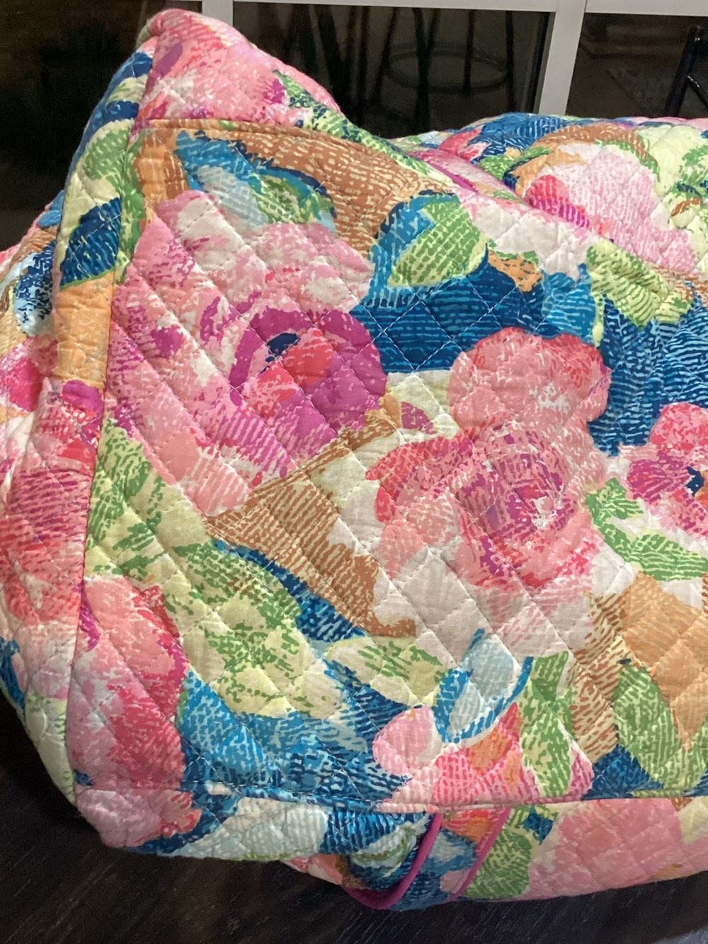 Vera Bradley Superbloom Quilted Original Large Travel Duffel - Picture 4 of 11